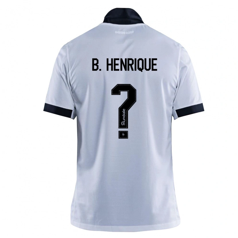 Danxen Mulher Camisola Bruno Henrique #0 Preto Branco Alternativa 2026/27 Camisa Brasil
