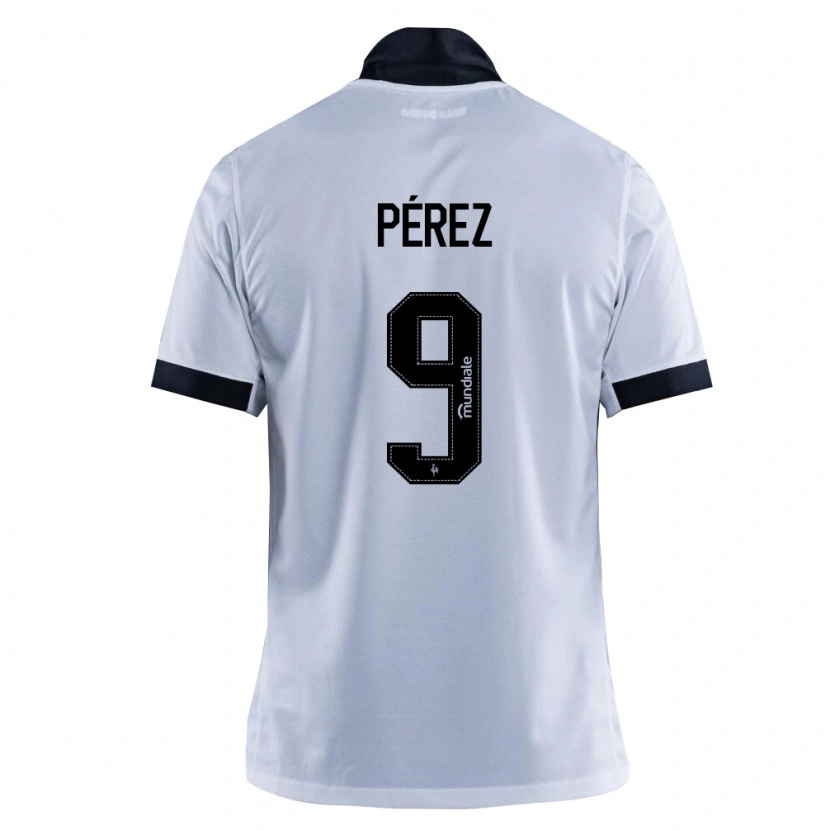 Danxen Mulher Camisola Diego Pérez #9 Preto Branco Alternativa 2026/27 Camisa Brasil