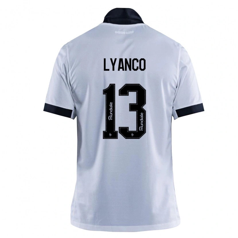 Danxen Mulher Camisola Lyanco Evangelista Silveira Neves Vojnović #13 Preto Branco Alternativa 2026/27 Camisa Brasil
