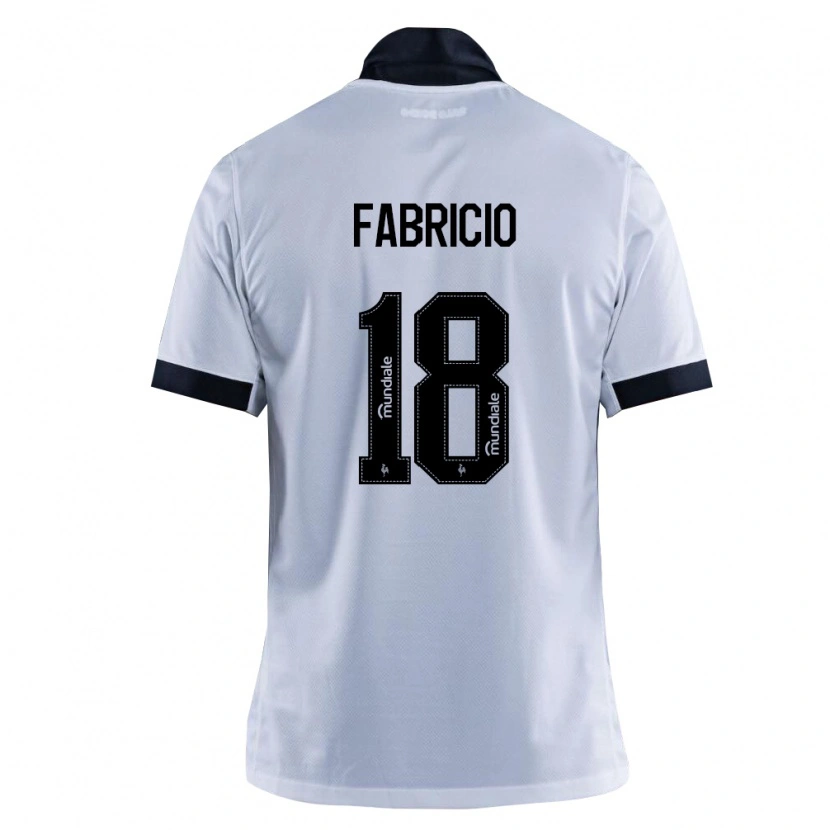 Danxen Mulher Camisola Fabricio Eduardo Da Costa Melo #18 Preto Branco Alternativa 2026/27 Camisa Brasil