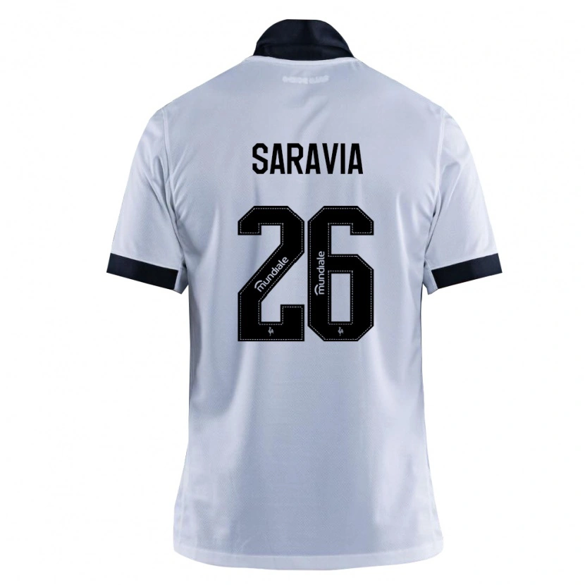 Danxen Mulher Camisola Renzo Saravia #26 Preto Branco Alternativa 2026/27 Camisa Brasil