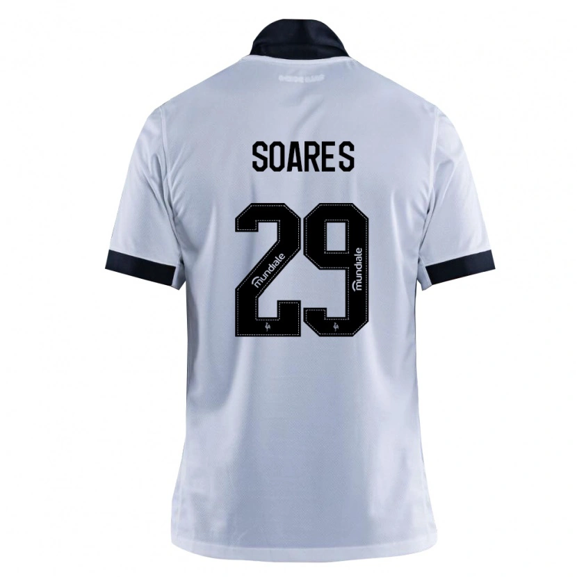 Danxen Mulher Camisola Cauã Soares #29 Preto Branco Alternativa 2026/27 Camisa Brasil