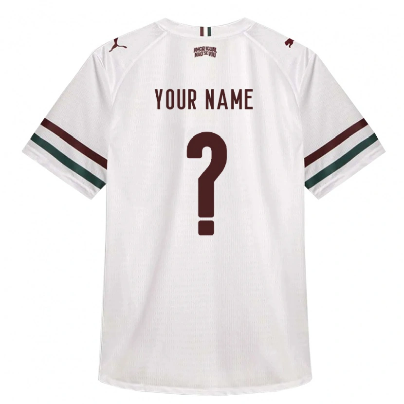 Danxen Mulher Camisola Seu Nome #0 Branco Verde Borgonha Alternativa 2026/27 Camisa Brasil