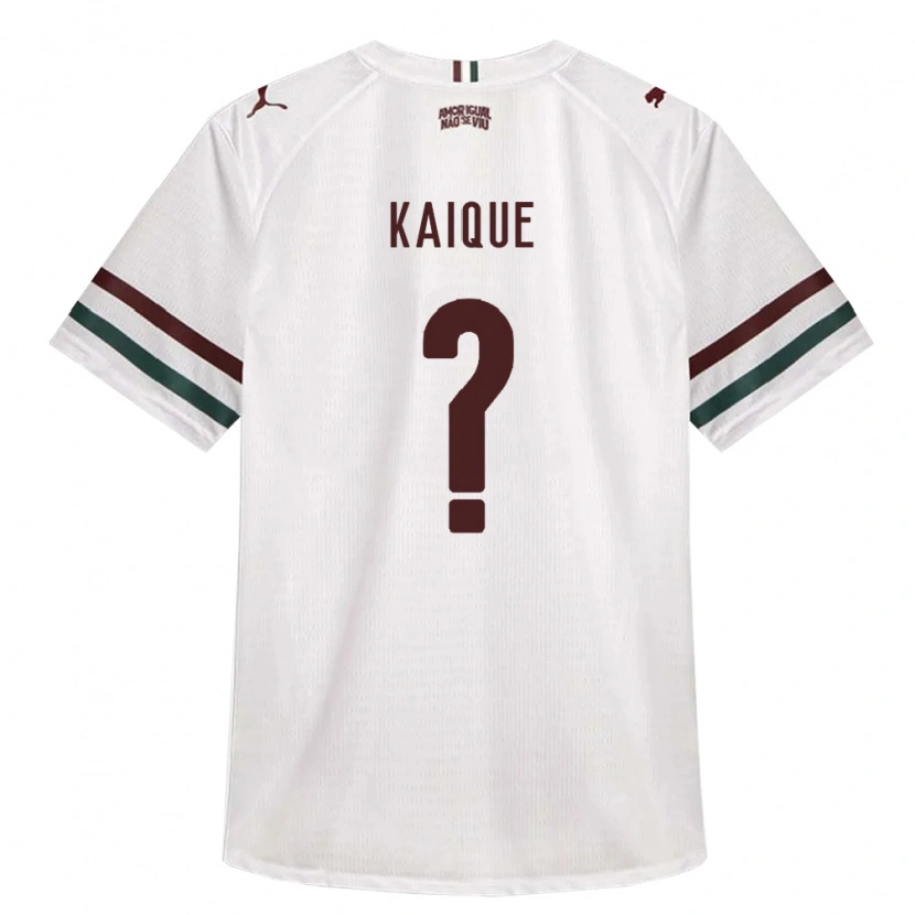 Danxen Mulher Camisola Kaique Souza Pereira #0 Branco Verde Borgonha Alternativa 2026/27 Camisa Brasil