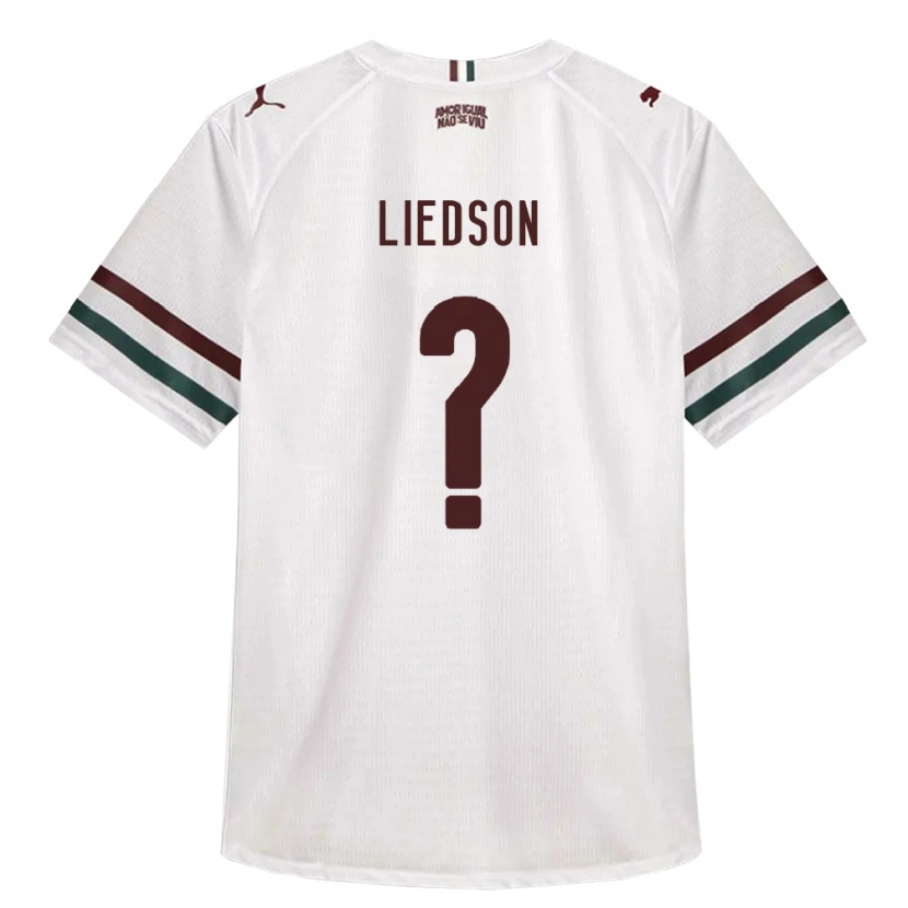Danxen Mulher Camisola Gleydson Liedson Sarges Lopes #0 Branco Verde Borgonha Alternativa 2026/27 Camisa Brasil