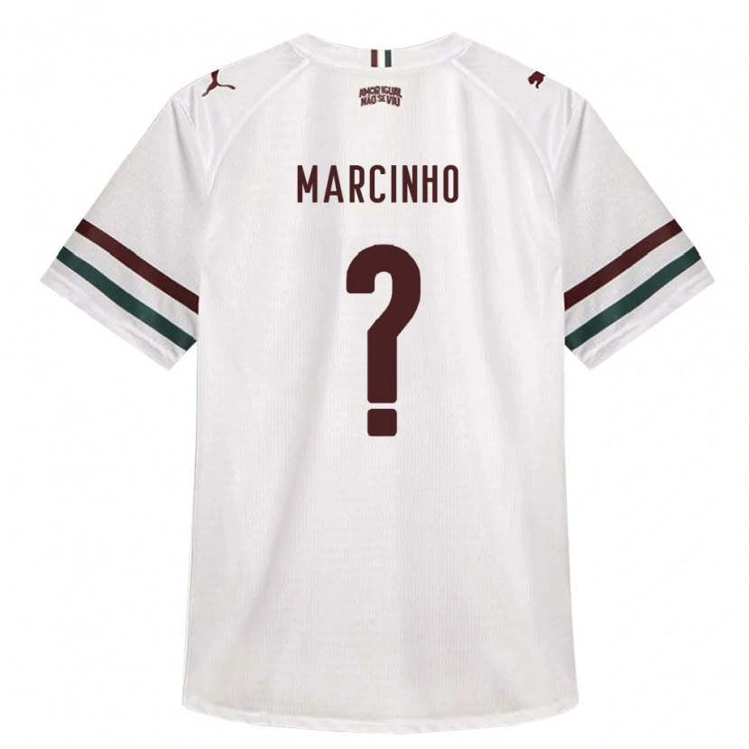 Danxen Mulher Camisola Márcio Marques Santana #0 Branco Verde Borgonha Alternativa 2026/27 Camisa Brasil