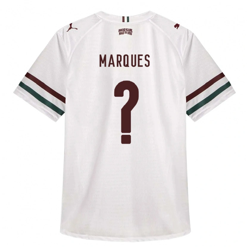 Danxen Mulher Camisola Tiago Marques #0 Branco Verde Borgonha Alternativa 2026/27 Camisa Brasil