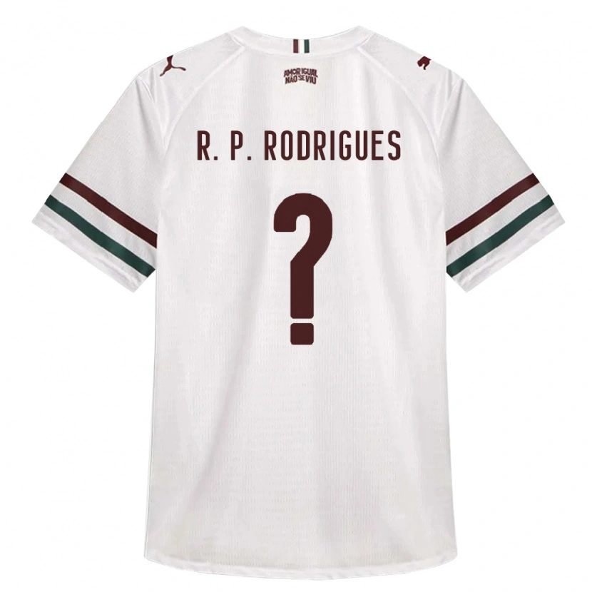 Danxen Mulher Camisola Ronald Pinheiro Rodrigues #0 Branco Verde Borgonha Alternativa 2026/27 Camisa Brasil