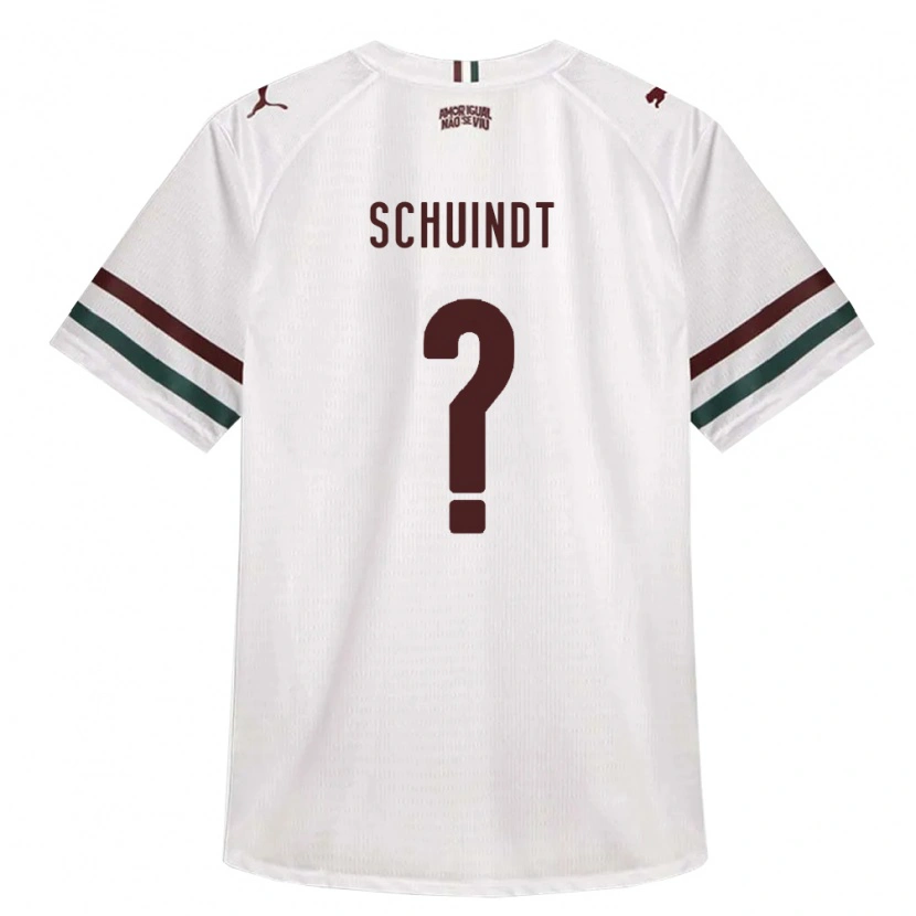 Danxen Mulher Camisola Davi Schuindt #0 Branco Verde Borgonha Alternativa 2026/27 Camisa Brasil