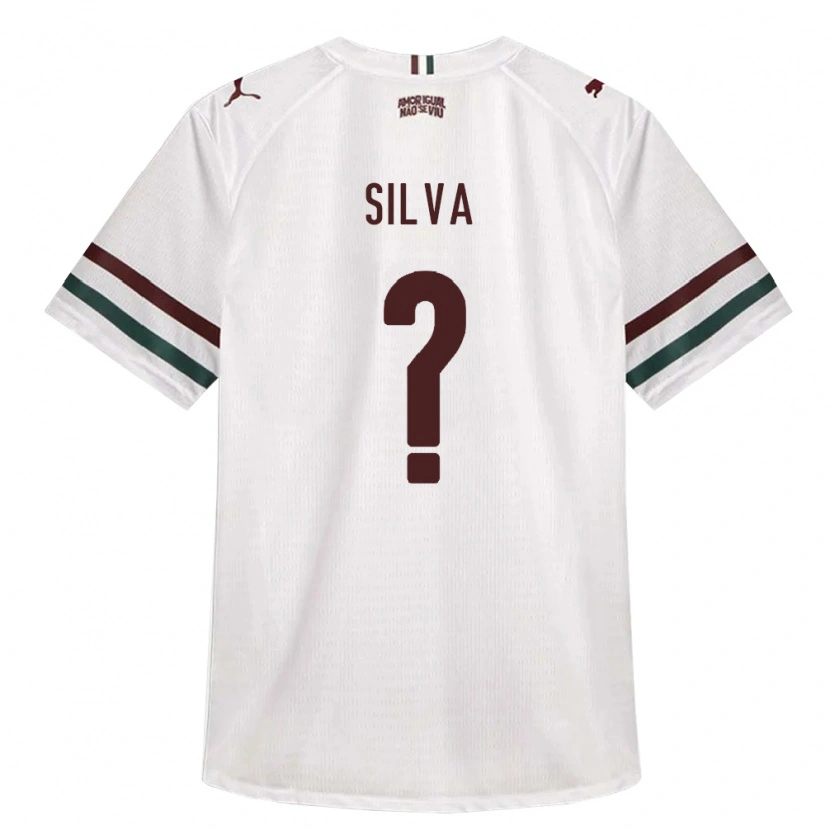 Danxen Mulher Camisola Natan Silva #0 Branco Verde Borgonha Alternativa 2026/27 Camisa Brasil