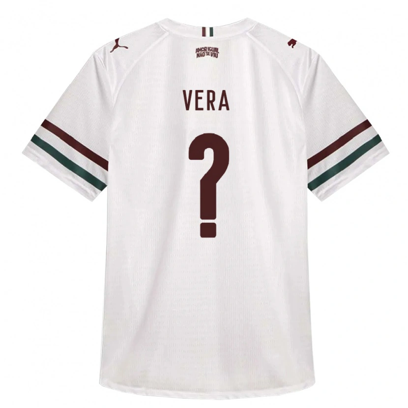 Danxen Mulher Camisola Miguel Vera #0 Branco Verde Borgonha Alternativa 2026/27 Camisa Brasil