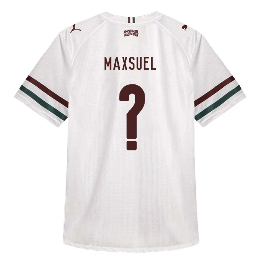 Danxen Mulher Camisola Maxsuel #0 Branco Verde Borgonha Alternativa 2026/27 Camisa Brasil