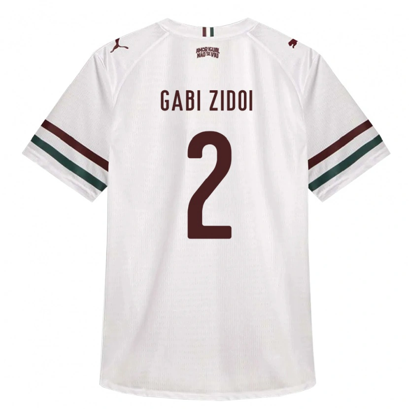 Danxen Mulher Camisola Gabi Zidoi #2 Branco Verde Borgonha Alternativa 2026/27 Camisa Brasil
