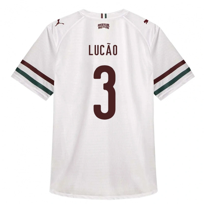 Danxen Mulher Camisola Lucas De Oliveira Ribeiro #3 Branco Verde Borgonha Alternativa 2026/27 Camisa Brasil