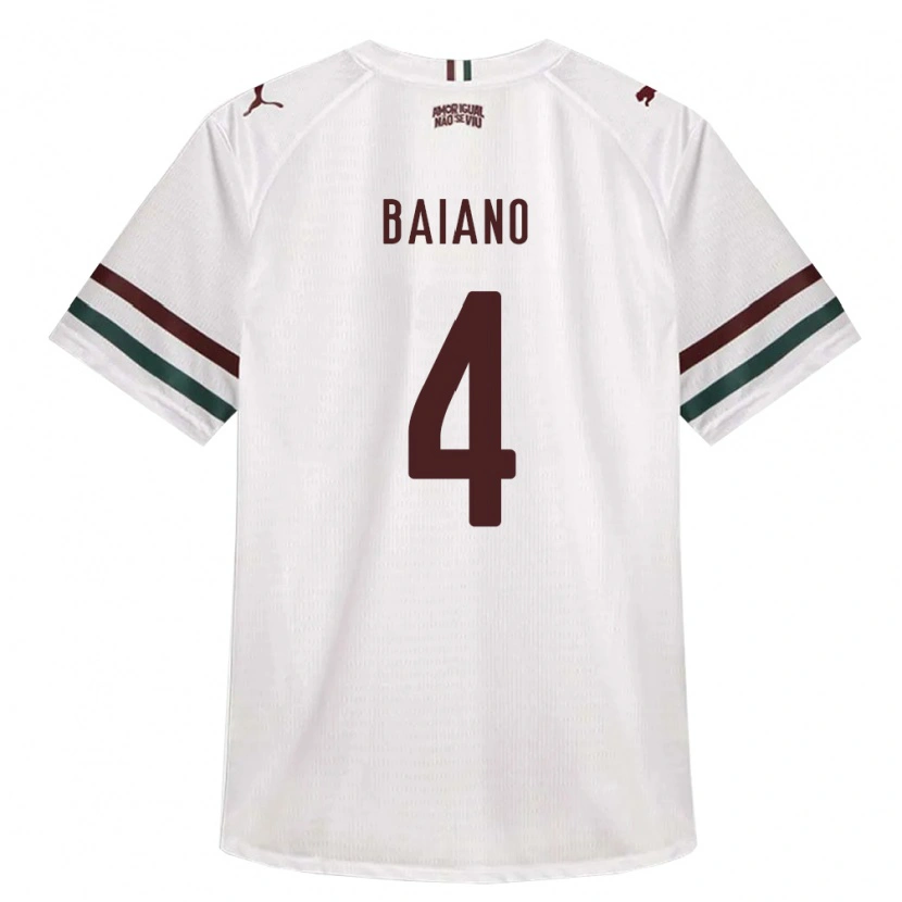 Danxen Mulher Camisola Caíque Baiano #4 Branco Verde Borgonha Alternativa 2026/27 Camisa Brasil