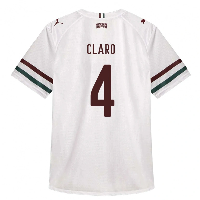 Danxen Mulher Camisola Luccas Claro #4 Branco Verde Borgonha Alternativa 2026/27 Camisa Brasil