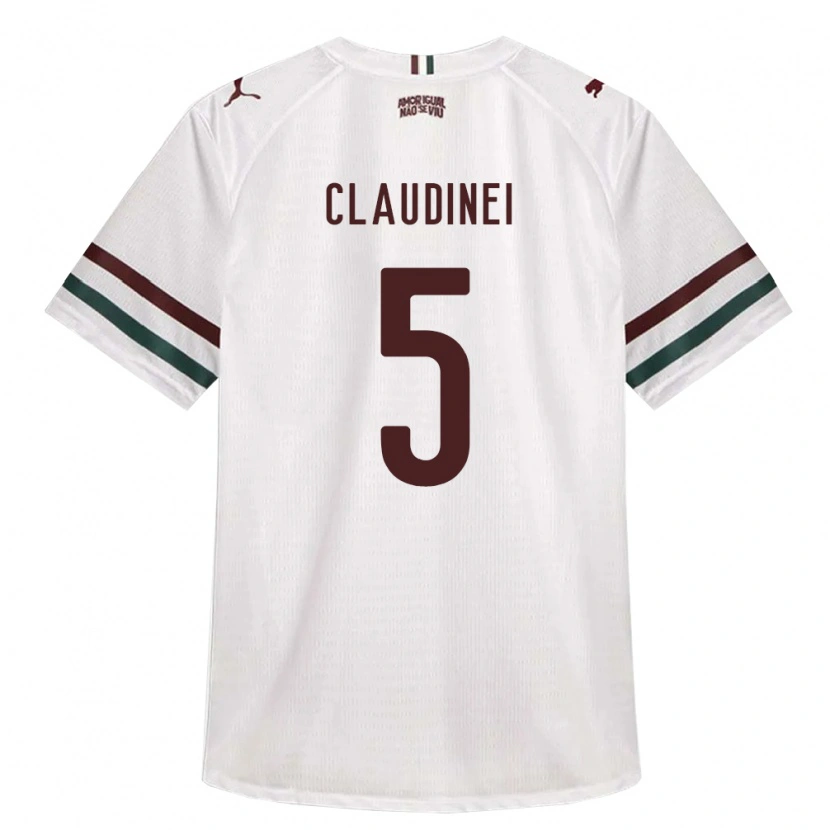 Danxen Mulher Camisola Claudinei Junio De Souza #5 Branco Verde Borgonha Alternativa 2026/27 Camisa Brasil