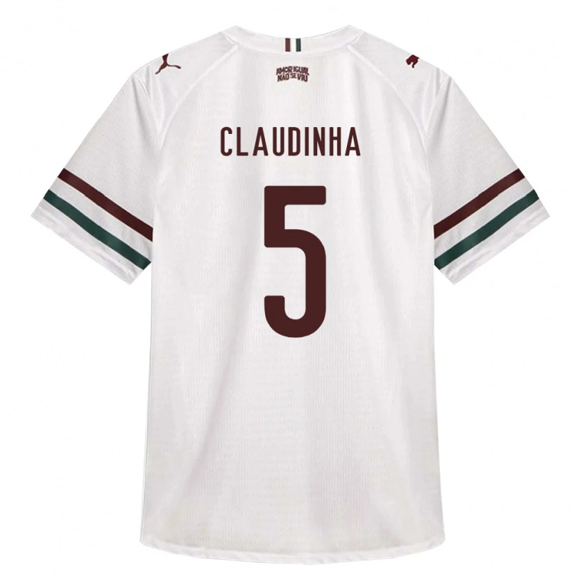 Danxen Mulher Camisola Claudinha #5 Branco Verde Borgonha Alternativa 2026/27 Camisa Brasil