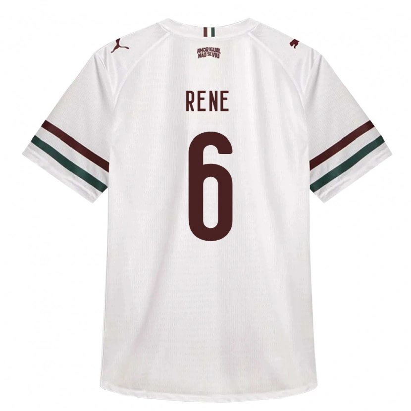 Danxen Mulher Camisola Renê Rodrigues Martins #6 Branco Verde Borgonha Alternativa 2026/27 Camisa Brasil