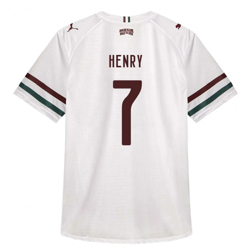Danxen Mulher Camisola Paul Henry #7 Branco Verde Borgonha Alternativa 2026/27 Camisa Brasil