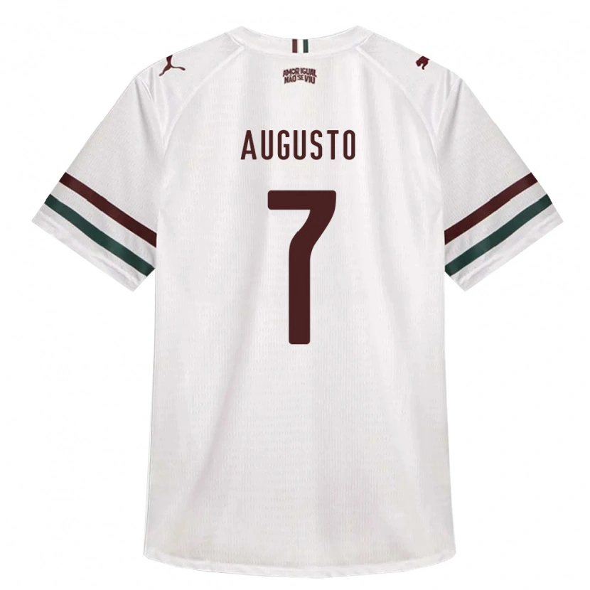 Danxen Mulher Camisola Renato Augusto #7 Branco Verde Borgonha Alternativa 2026/27 Camisa Brasil