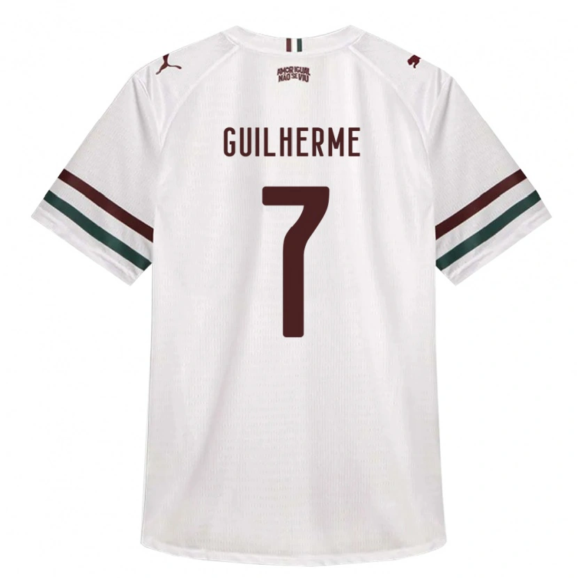 Danxen Mulher Camisola Luiz Guilherme #7 Branco Verde Borgonha Alternativa 2026/27 Camisa Brasil
