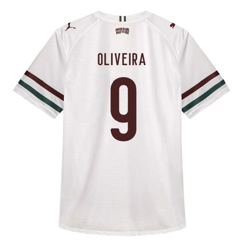 Danxen Mulher Camisola Samuell Oliveira #9 Branco Verde Borgonha Alternativa 2026/27 Camisa Brasil