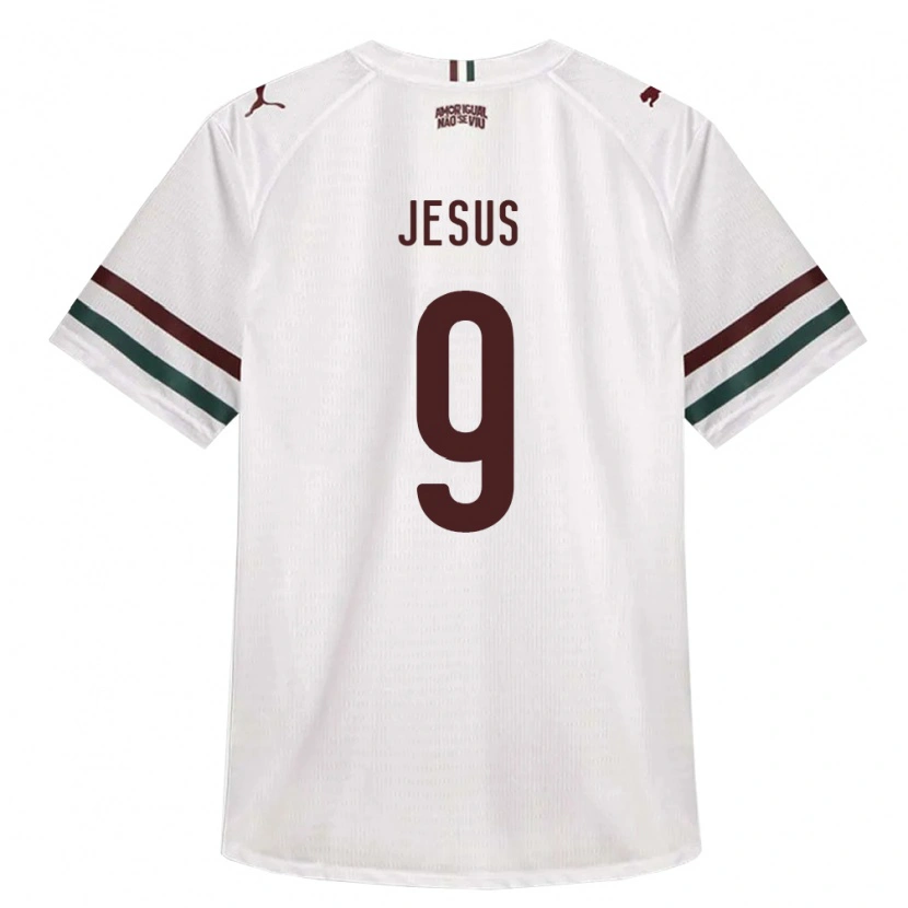 Danxen Mulher Camisola Kauan Jesus #9 Branco Verde Borgonha Alternativa 2026/27 Camisa Brasil