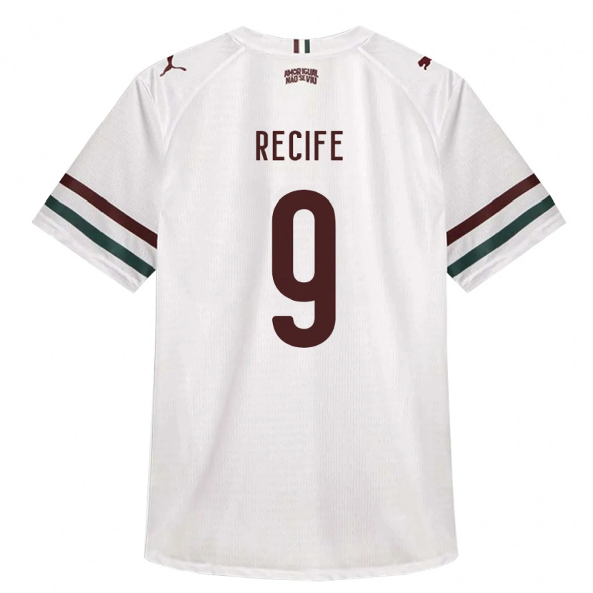 Danxen Mulher Camisola Tiago Recife #9 Branco Verde Borgonha Alternativa 2026/27 Camisa Brasil
