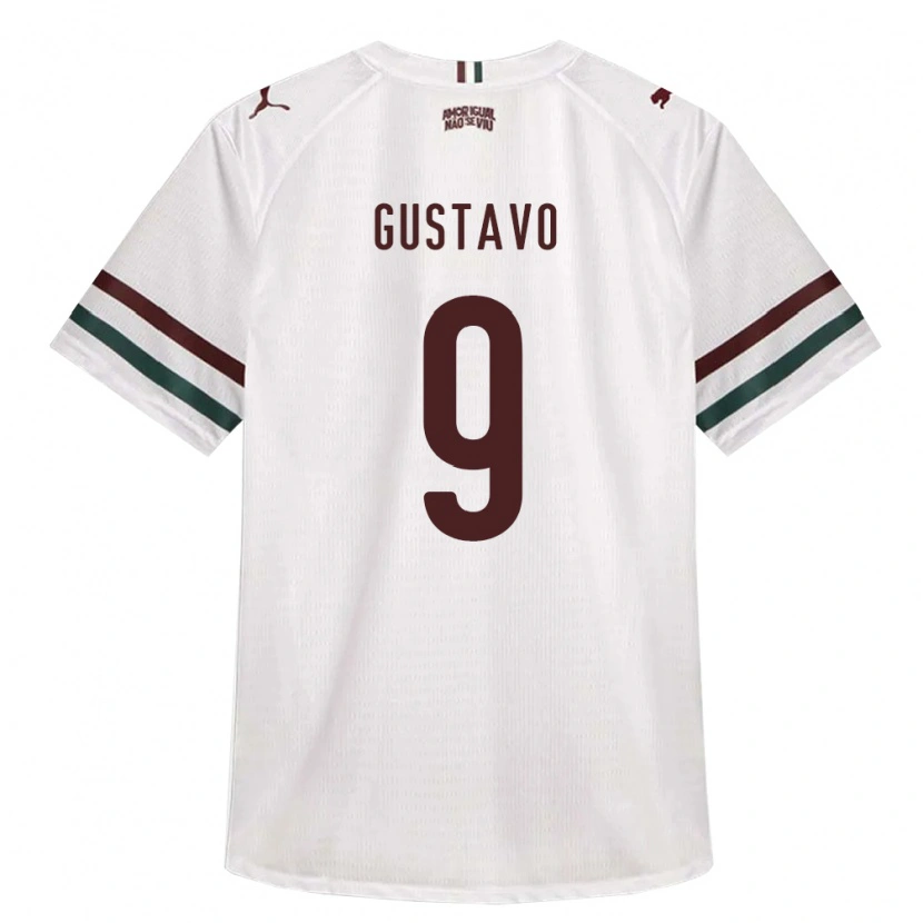 Danxen Mulher Camisola Gustavo Teodoro Santos Da Silva #9 Branco Verde Borgonha Alternativa 2026/27 Camisa Brasil