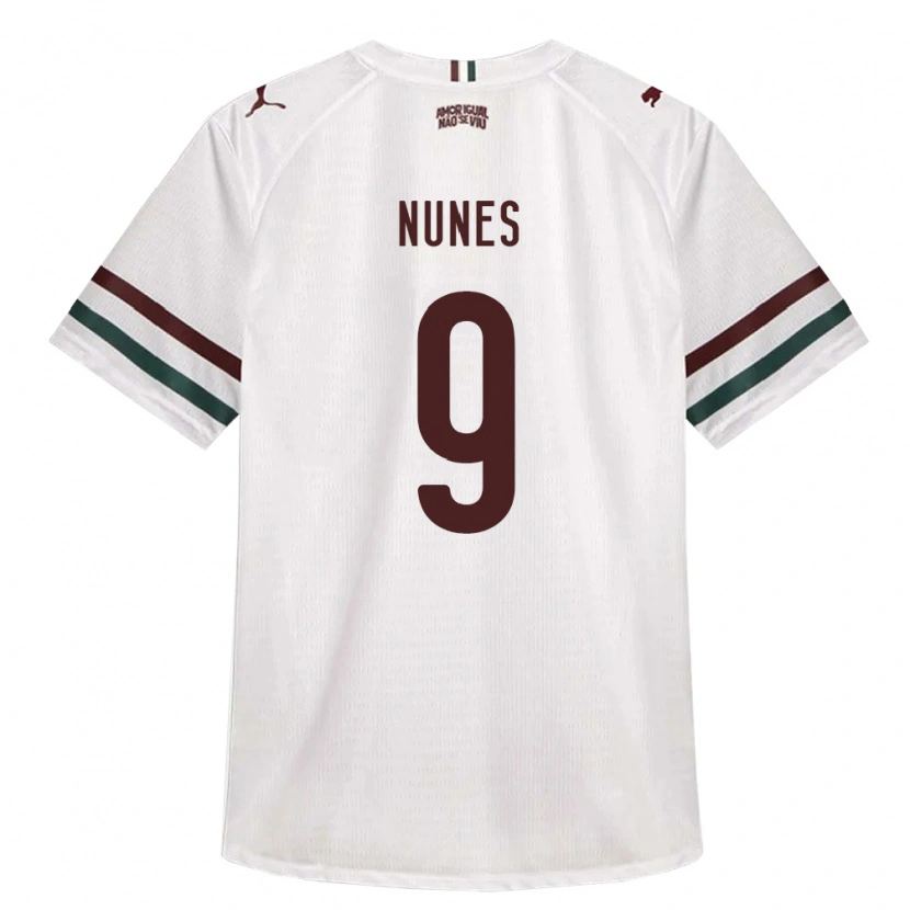 Danxen Mulher Camisola Carla Nunes #9 Branco Verde Borgonha Alternativa 2026/27 Camisa Brasil