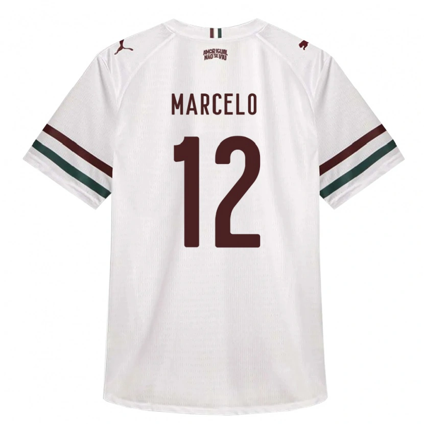 Danxen Mulher Camisola Marcelo #12 Branco Verde Borgonha Alternativa 2026/27 Camisa Brasil