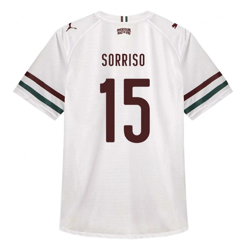 Danxen Mulher Camisola Debora Sorriso #15 Branco Verde Borgonha Alternativa 2026/27 Camisa Brasil
