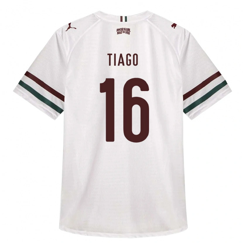 Danxen Mulher Camisola Tiago Lucas Costa #16 Branco Verde Borgonha Alternativa 2026/27 Camisa Brasil