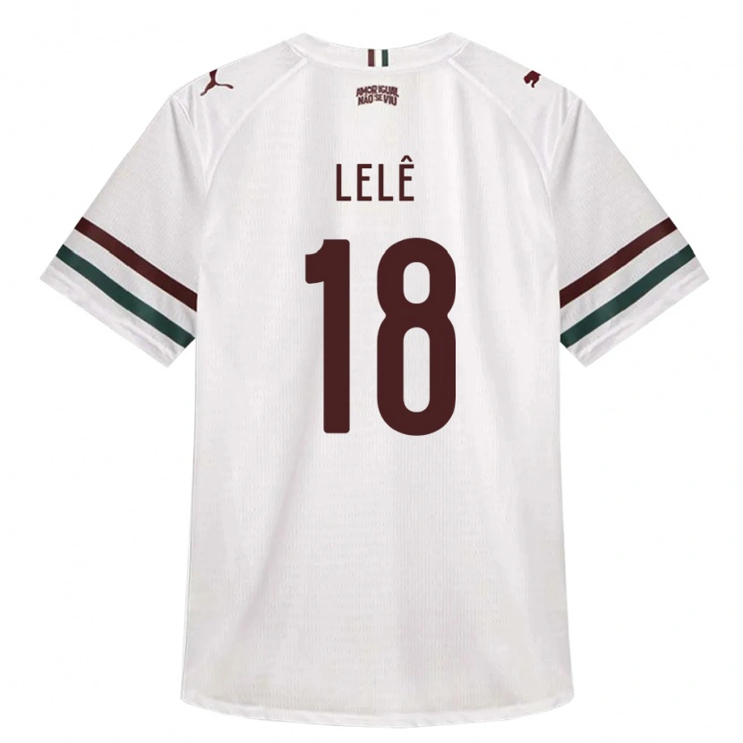 Danxen Mulher Camisola Lelê #18 Branco Verde Borgonha Alternativa 2026/27 Camisa Brasil