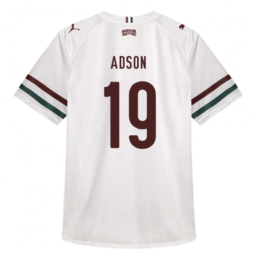 Danxen Mulher Camisola Adsonnaldo Ferreira Nascimento #19 Branco Verde Borgonha Alternativa 2026/27 Camisa Brasil