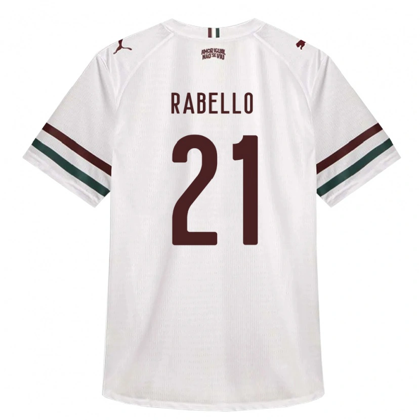 Danxen Mulher Camisola Igor Rabello #21 Branco Verde Borgonha Alternativa 2026/27 Camisa Brasil