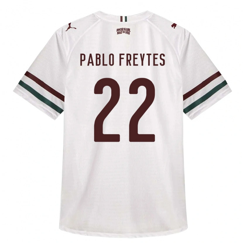 Danxen Mulher Camisola Juan Pablo Freytes #22 Branco Verde Borgonha Alternativa 2026/27 Camisa Brasil