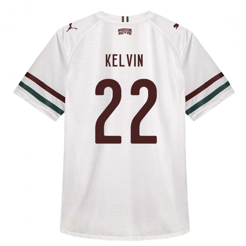 Danxen Mulher Camisola Kelvin Moreira Sandim #22 Branco Verde Borgonha Alternativa 2026/27 Camisa Brasil