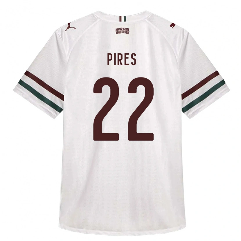 Danxen Mulher Camisola Gabriel Pires #22 Branco Verde Borgonha Alternativa 2026/27 Camisa Brasil