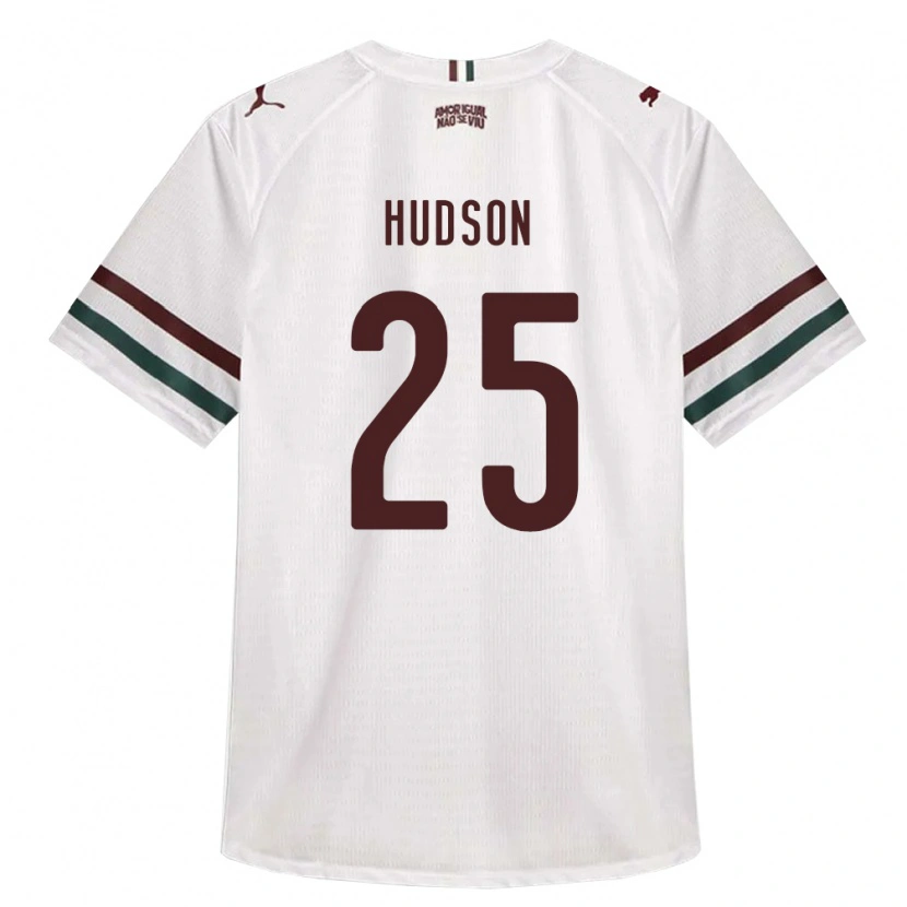 Danxen Mulher Camisola Hudson #25 Branco Verde Borgonha Alternativa 2026/27 Camisa Brasil