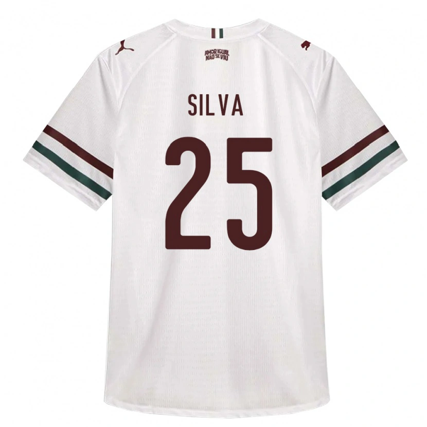 Danxen Mulher Camisola Julia Silva #25 Branco Verde Borgonha Alternativa 2026/27 Camisa Brasil