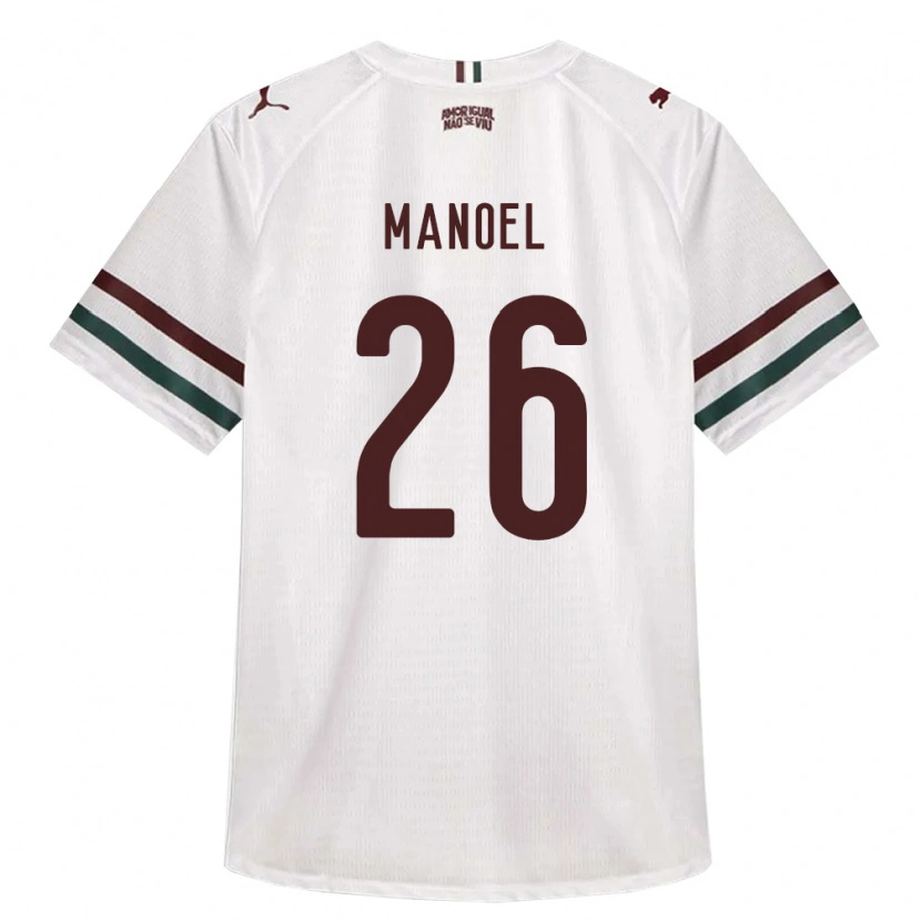 Danxen Mulher Camisola Manoel #26 Branco Verde Borgonha Alternativa 2026/27 Camisa Brasil