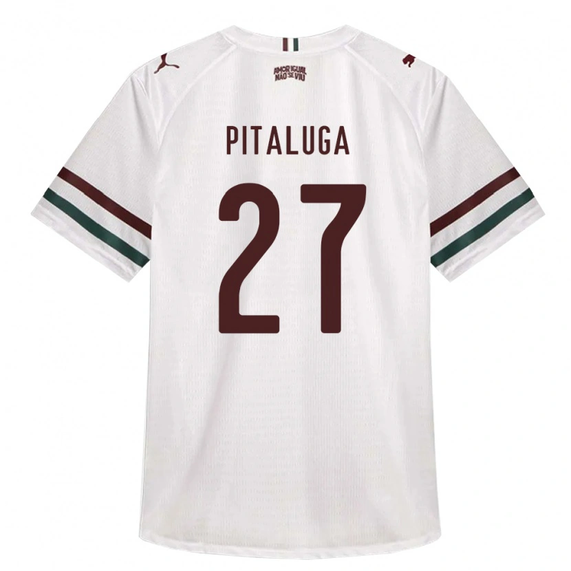 Danxen Mulher Camisola Marcelo Pitaluga #27 Branco Verde Borgonha Alternativa 2026/27 Camisa Brasil