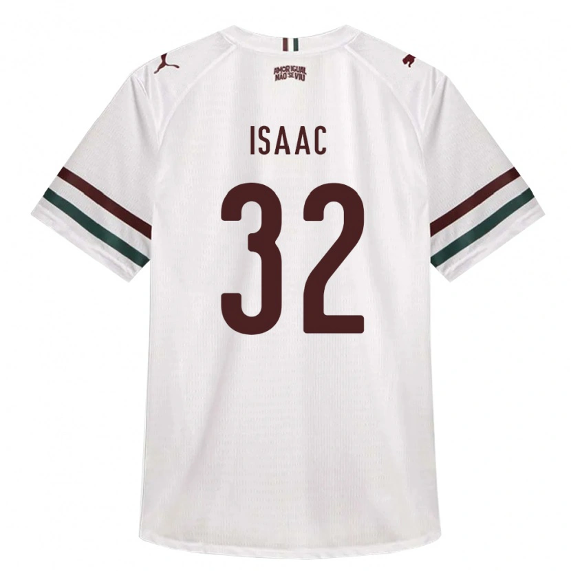 Danxen Mulher Camisola Isaac #32 Branco Verde Borgonha Alternativa 2026/27 Camisa Brasil