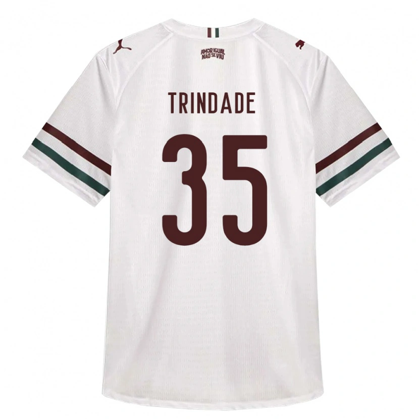 Danxen Mulher Camisola Andre Trindade #35 Branco Verde Borgonha Alternativa 2026/27 Camisa Brasil