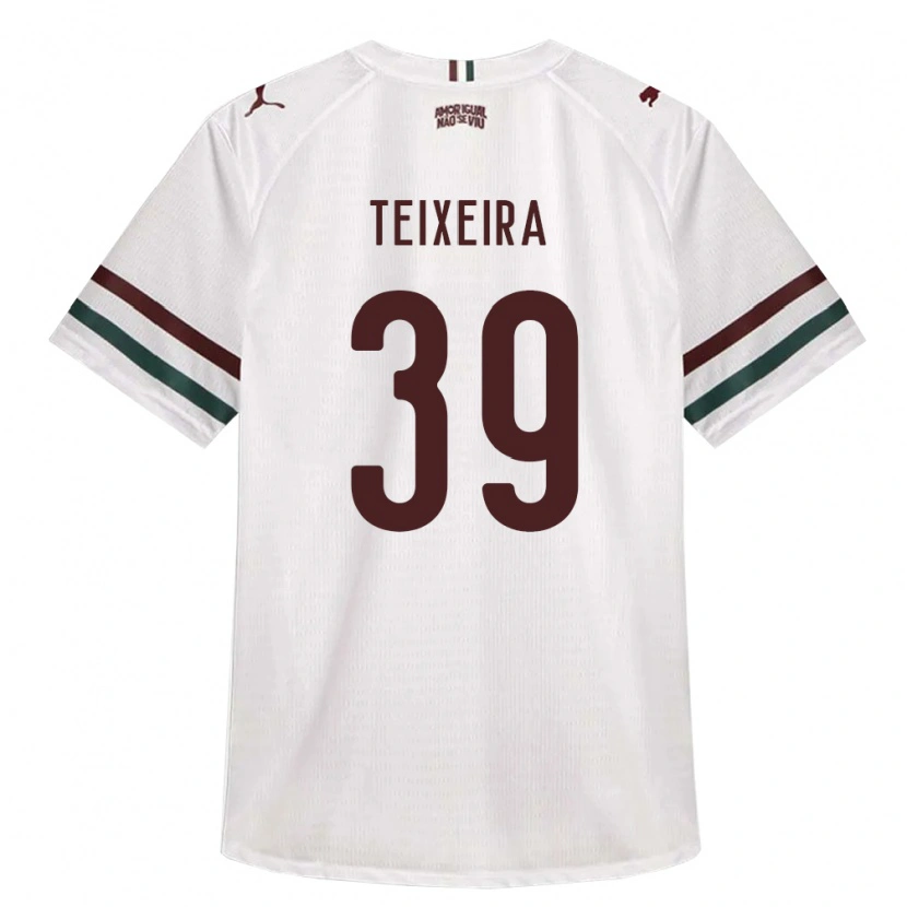 Danxen Mulher Camisola Gabriel Teixeira #39 Branco Verde Borgonha Alternativa 2026/27 Camisa Brasil