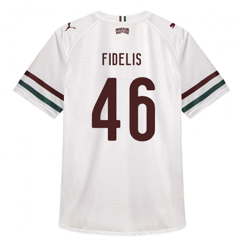 Danxen Mulher Camisola Julio Fidelis #46 Branco Verde Borgonha Alternativa 2026/27 Camisa Brasil