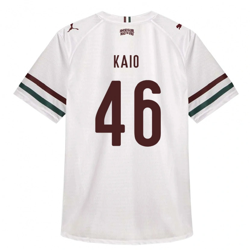 Danxen Mulher Camisola Kaio Borges Correa #46 Branco Verde Borgonha Alternativa 2026/27 Camisa Brasil