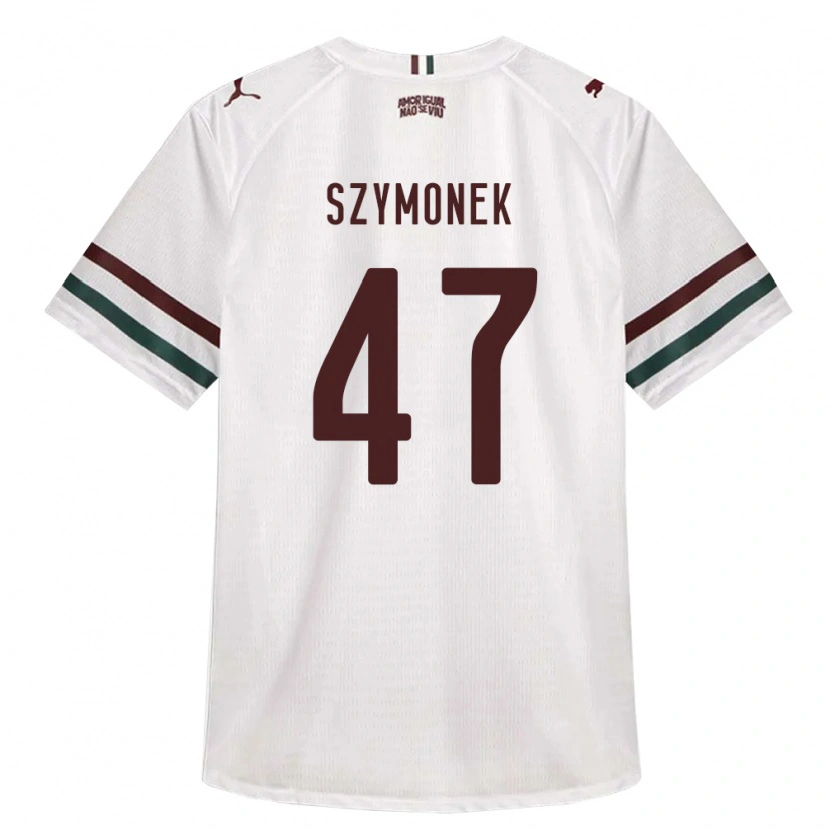 Danxen Mulher Camisola Fábio Szymonek #47 Branco Verde Borgonha Alternativa 2026/27 Camisa Brasil
